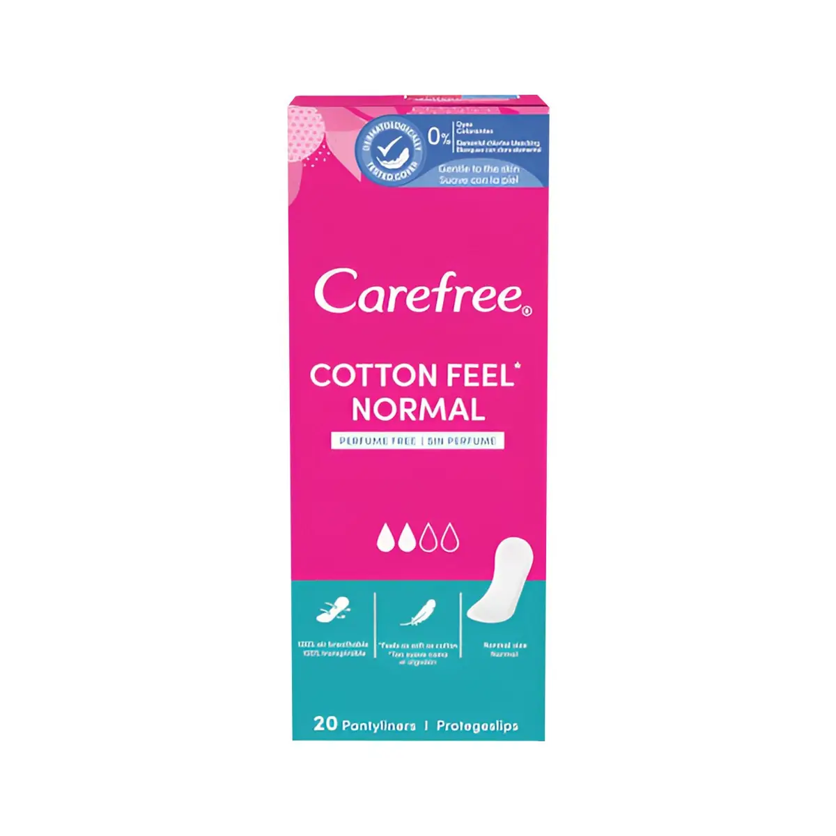 Vata higjienike Carefree N.Cotton 20cope