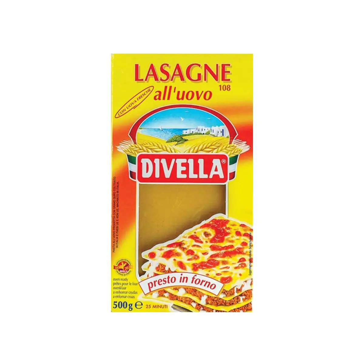 Llazanje 108 Divella 500gr