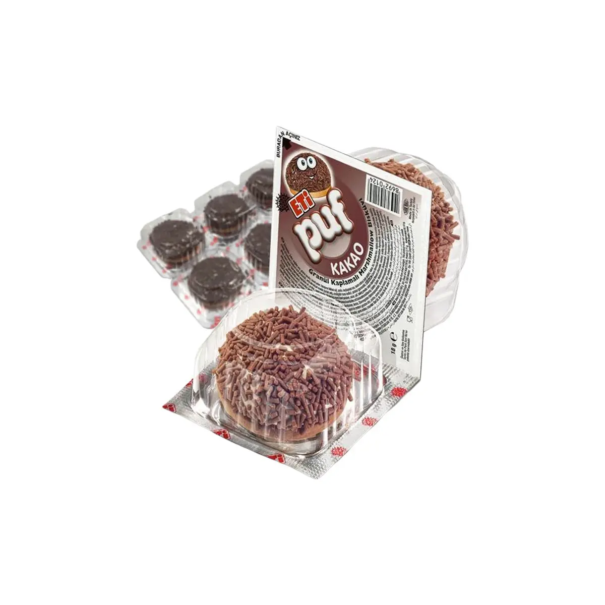 Biskota marshmallow me kakao Eti 18gr