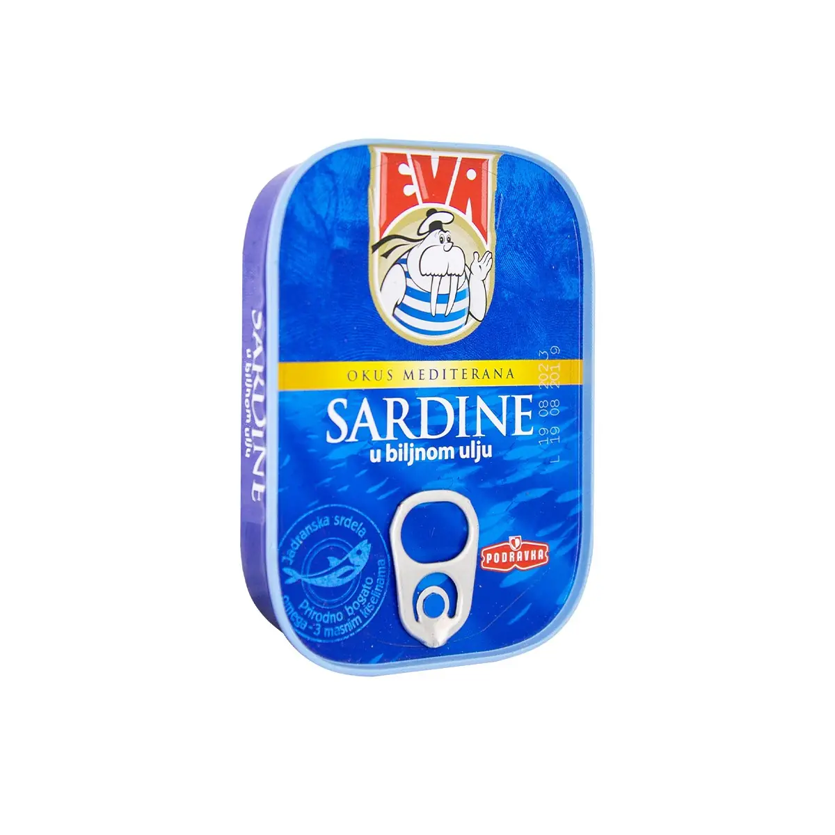 Sardinë vaj bimor Eva 100gr