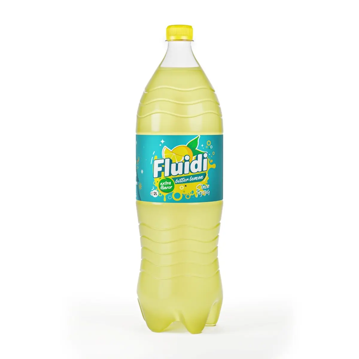 Pije e gazuar bitter lemon Fluidi 2L