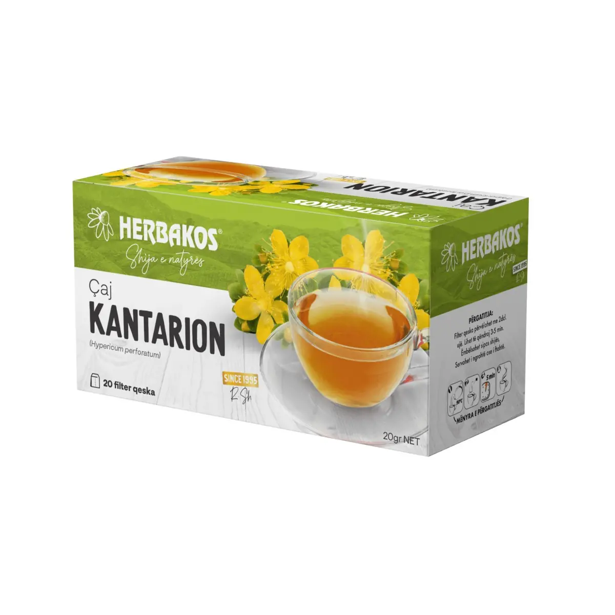 Çaj filter kantarion Herbakos 20gr