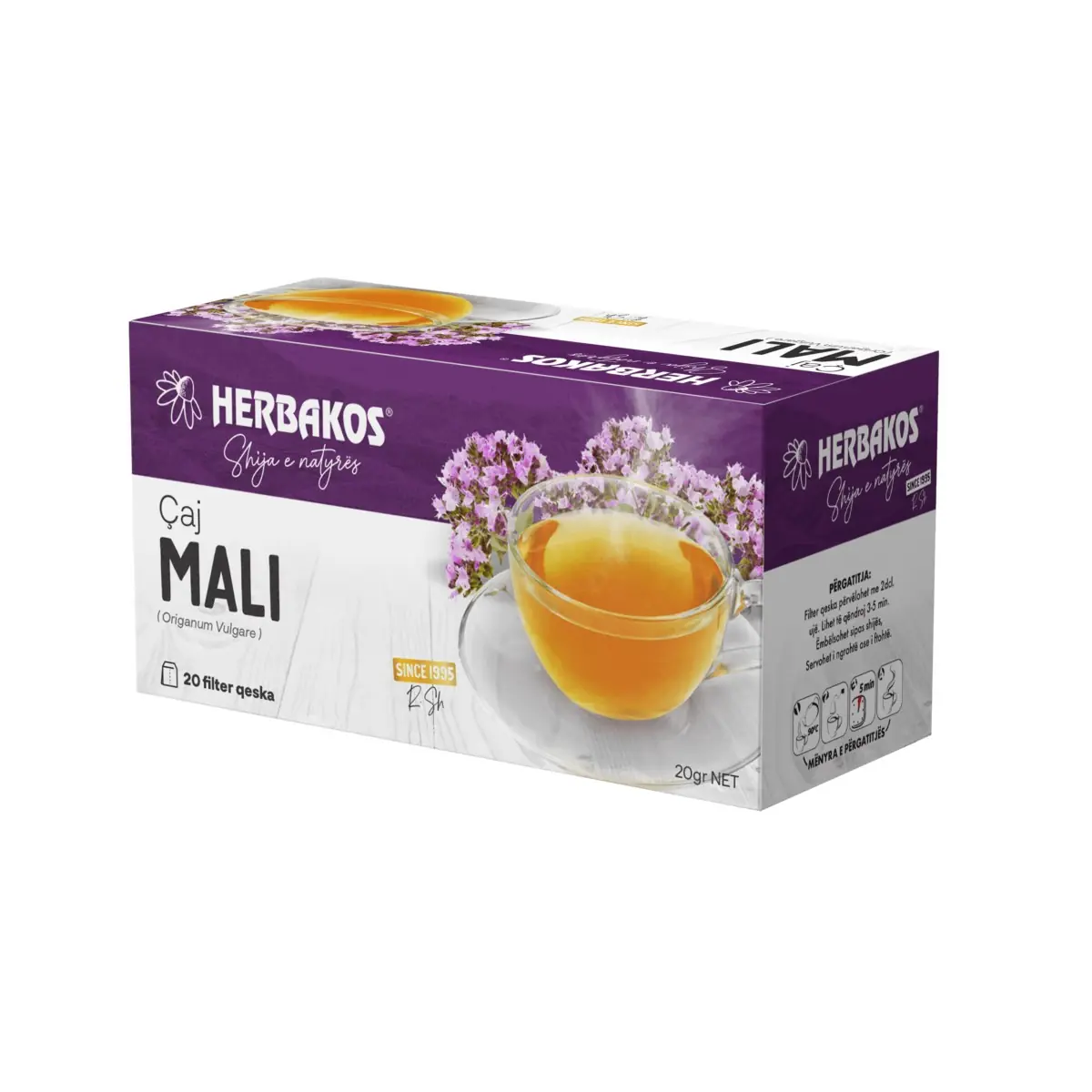 Çaj filter mali Herbakos 20gr
