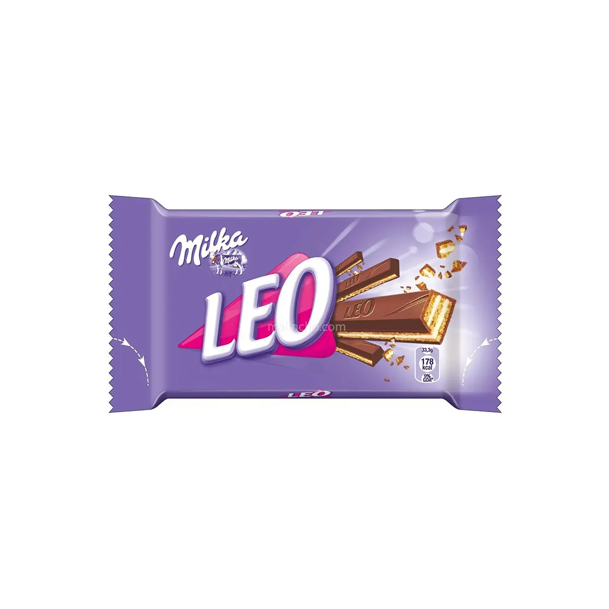 Cokollatë me vafer Leo Go Milka 48gr