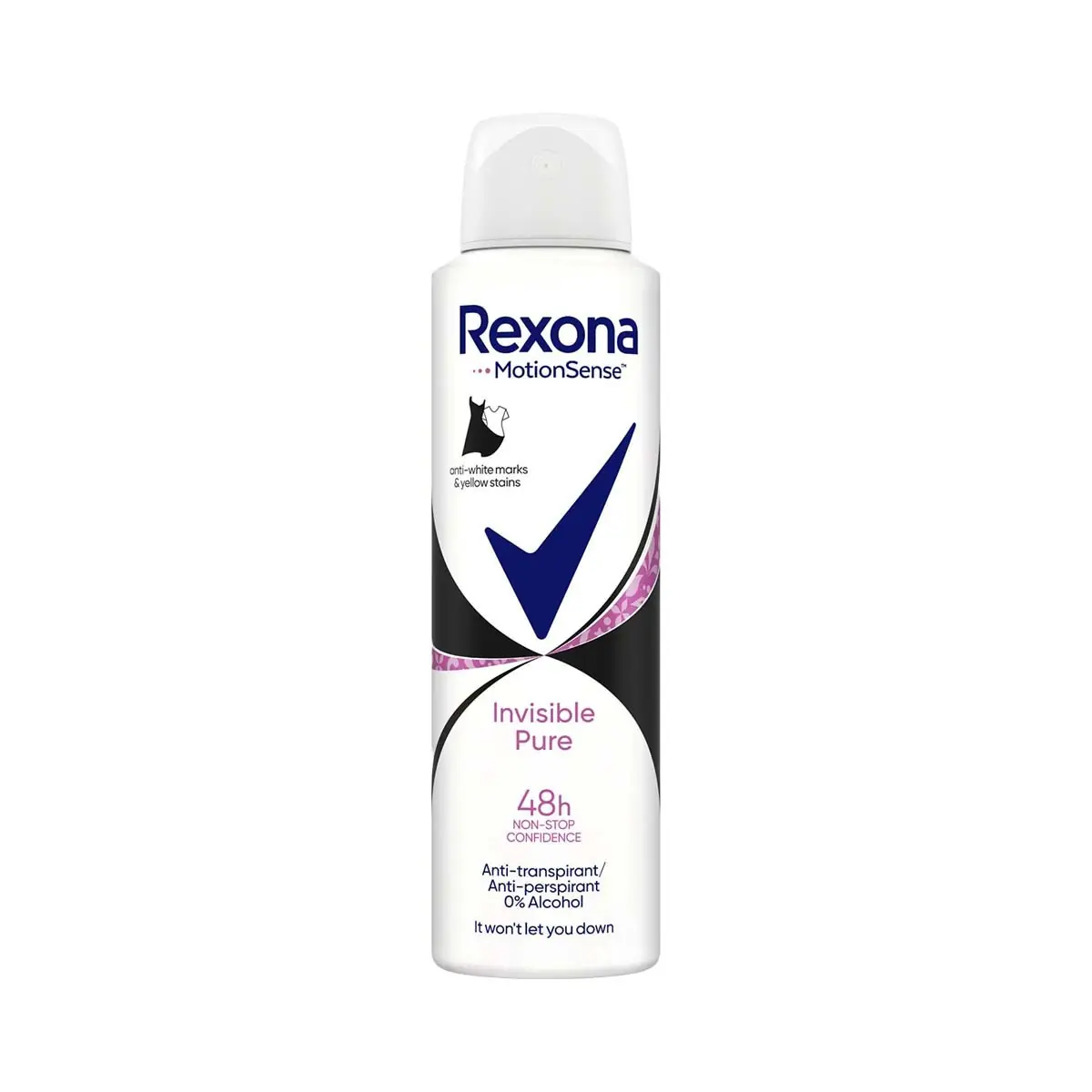 Deo per femra invisible pure Rexona150ml