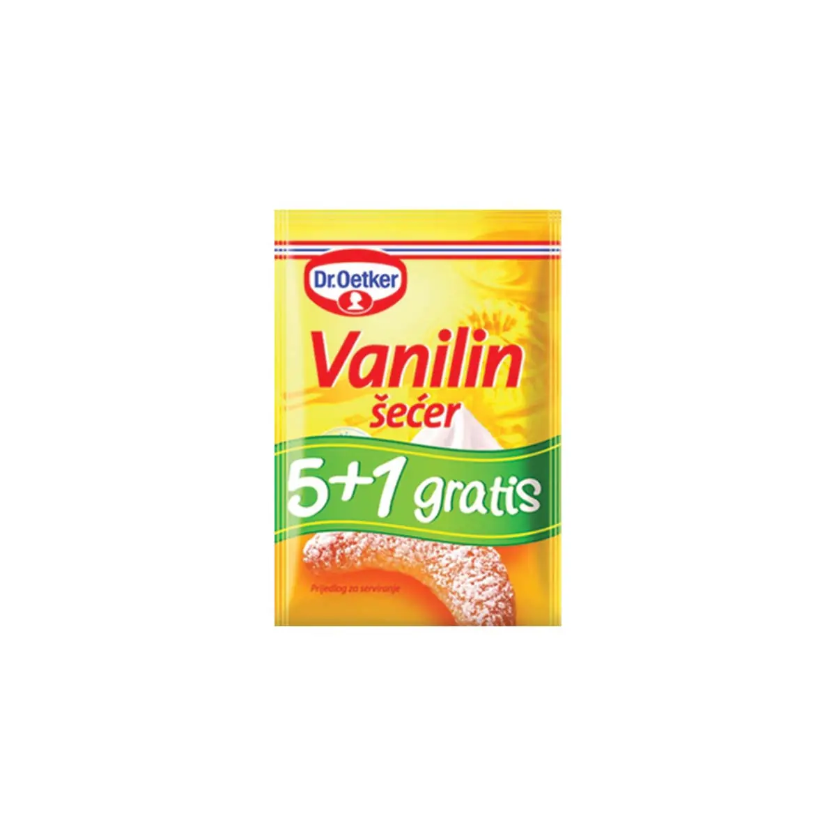 Sheqer vanille Dr.Oetker 10gr 5+1