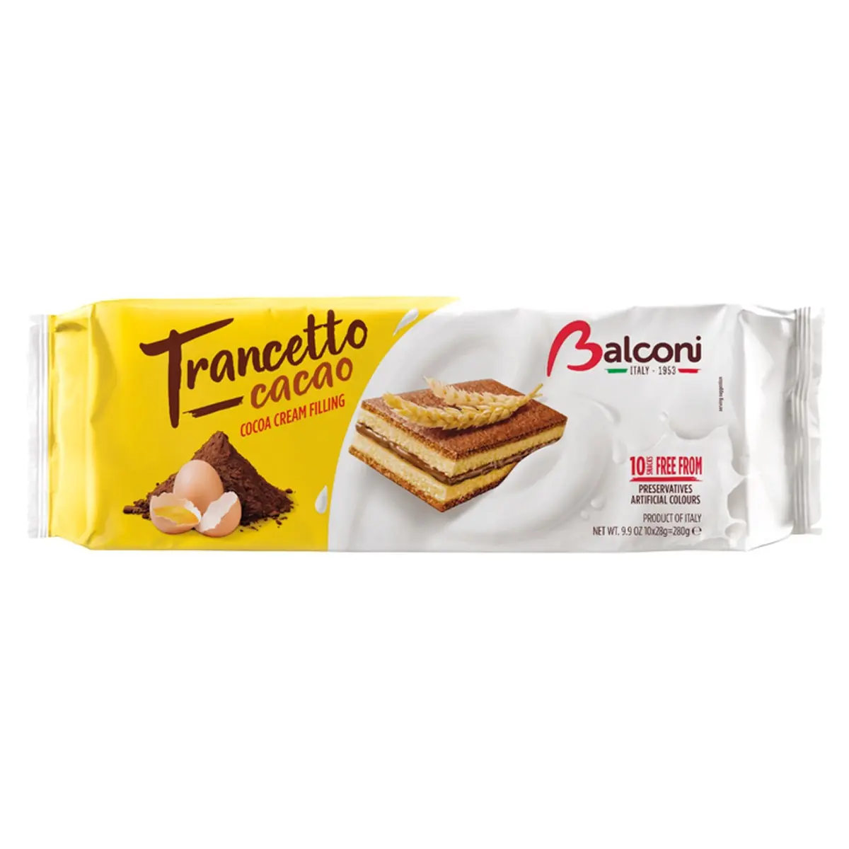 Kek Tortina kakao Balconi 280gr