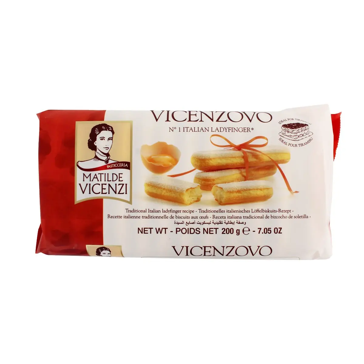 Biskota per tiramisu Vicenzi 200gr