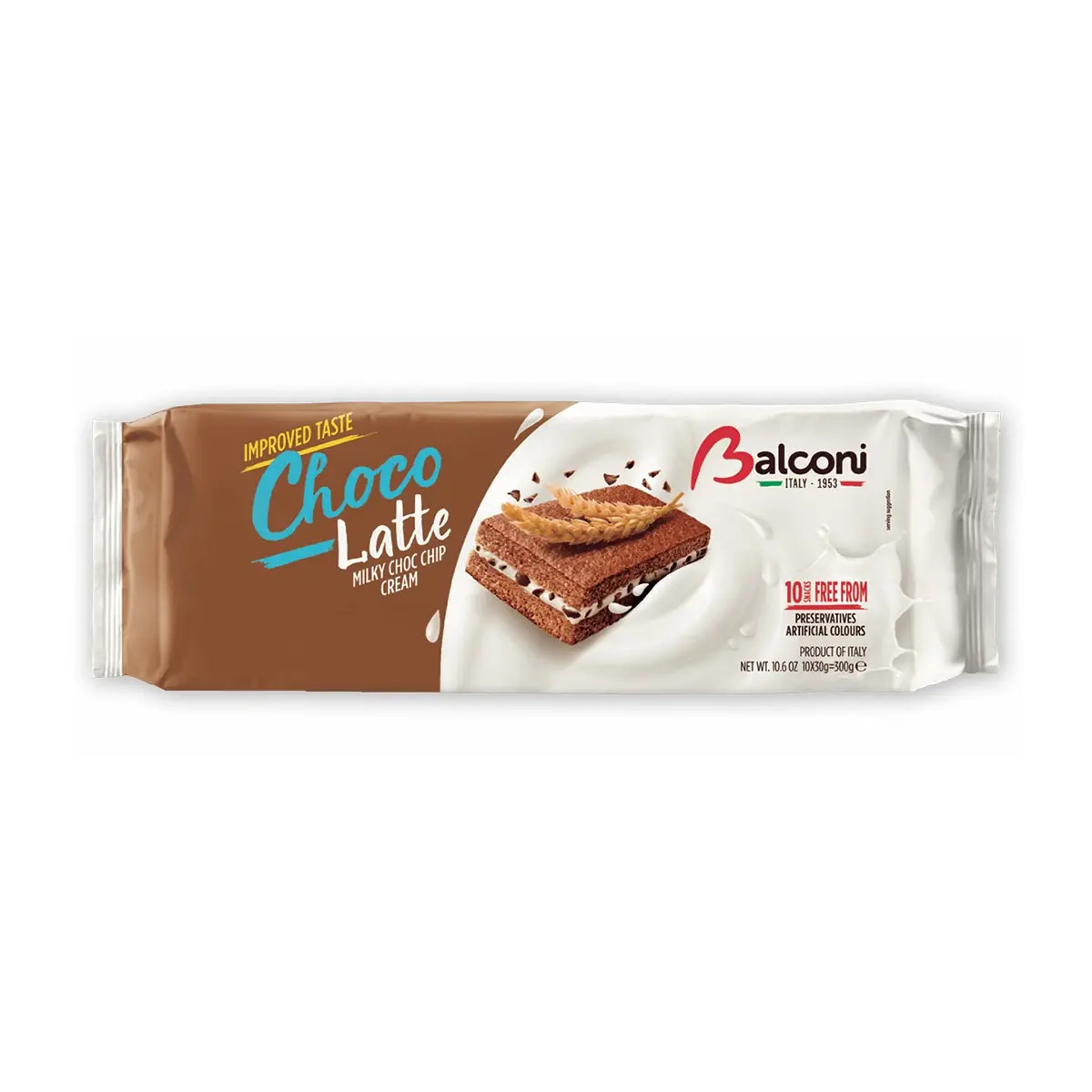 Tortina me Choco Latte Balconi 300gr