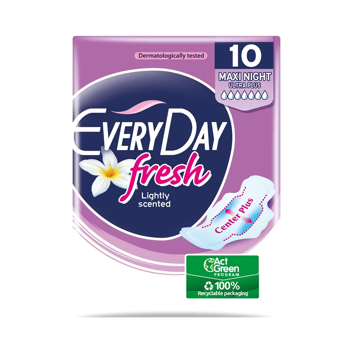 Vata Higjien Every Day Fresh Maxi 10 Cop