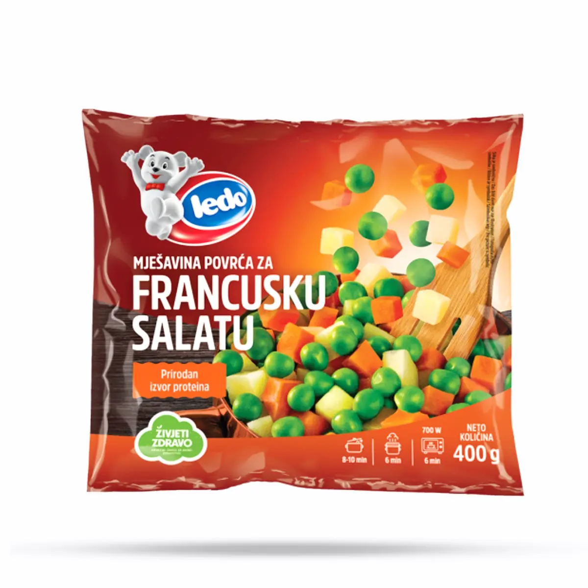 Perzierje me sallate Ledo 400 gr