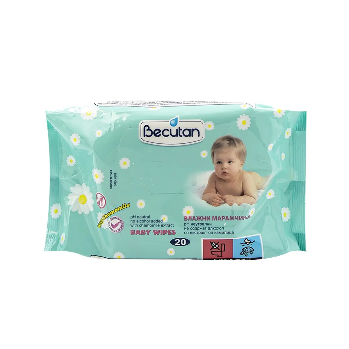 Leter e Lagur Becutan me Kamomil 20cope