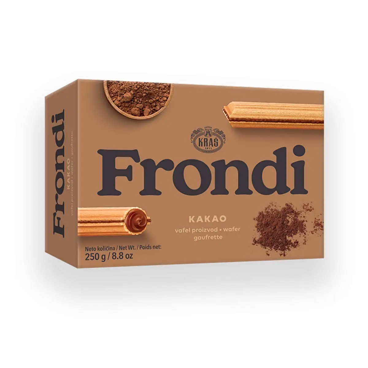 Vafer me kakao Frondi 250gr