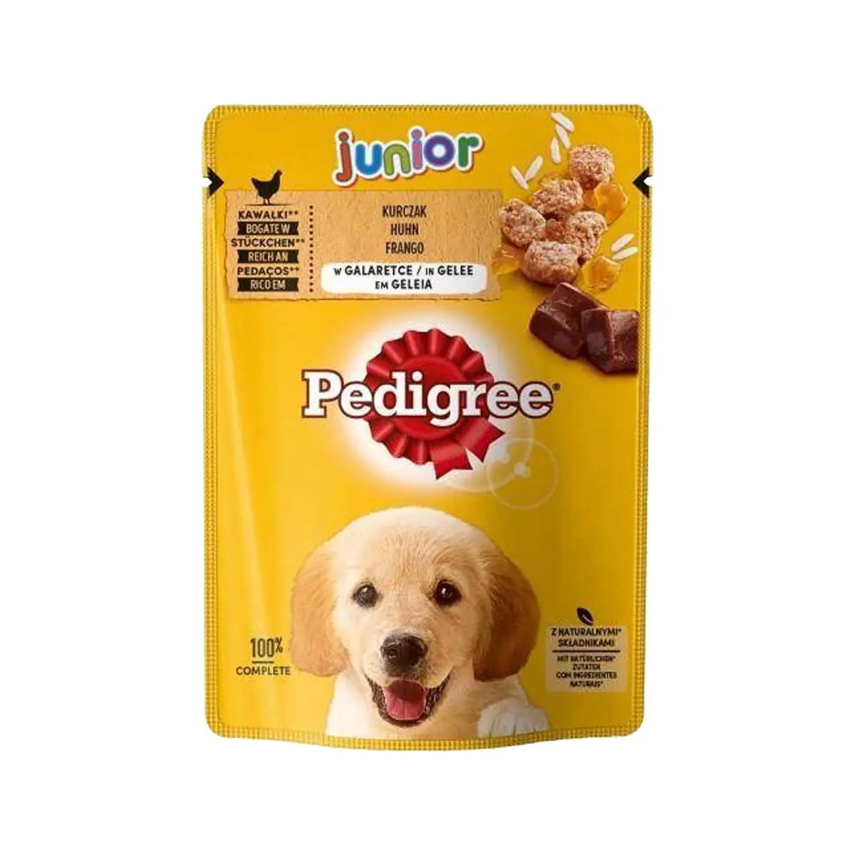 Ushqim qeni pouch junior chicken 100gr