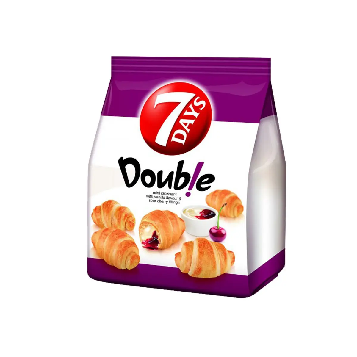 Kroasan me vanille&vishnje 7 Days 185gr