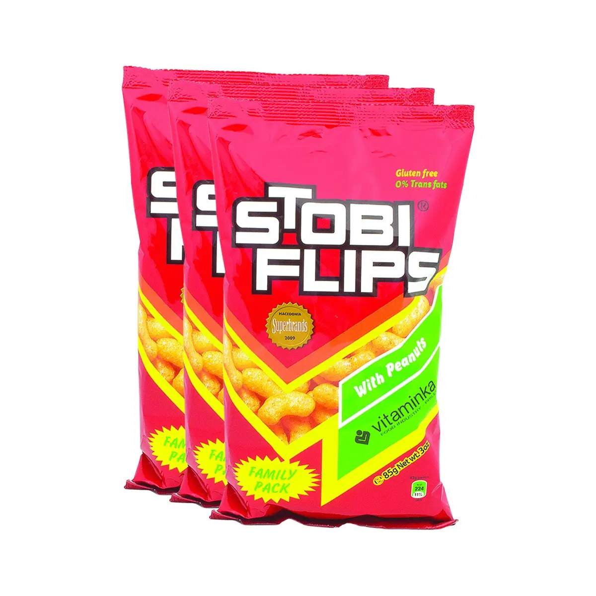 Smoki me kikirik Stobi 3x85gr