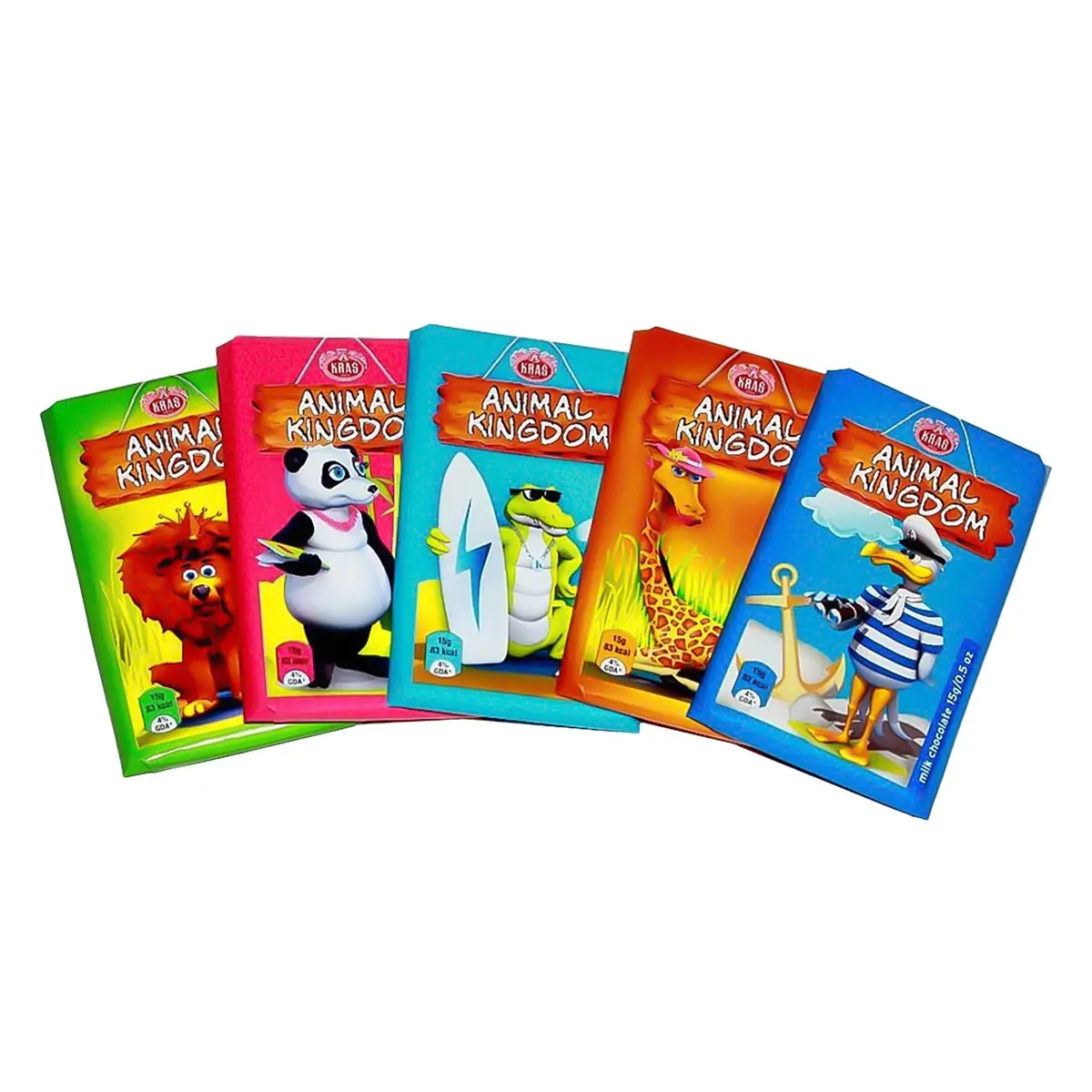 Çokollate Mbreteria e Kafsheve Kras 15gr 4+1 Gratis