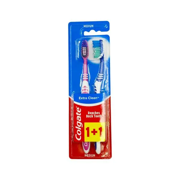 Brushe dhembesh extra clean Colgate 1+1
