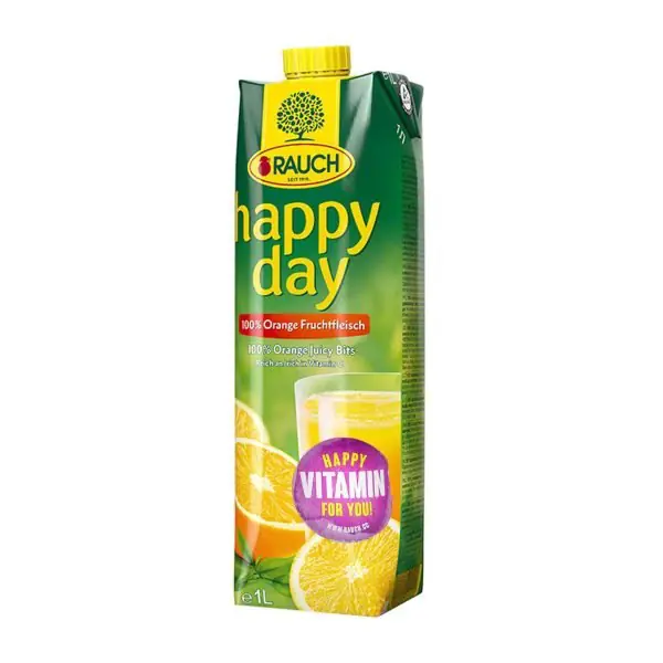 Leng portokalli me pulp 100% Happy day1l