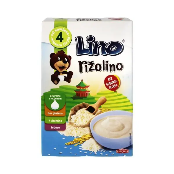 Ushqim per femije me oriz Lino 150 gr