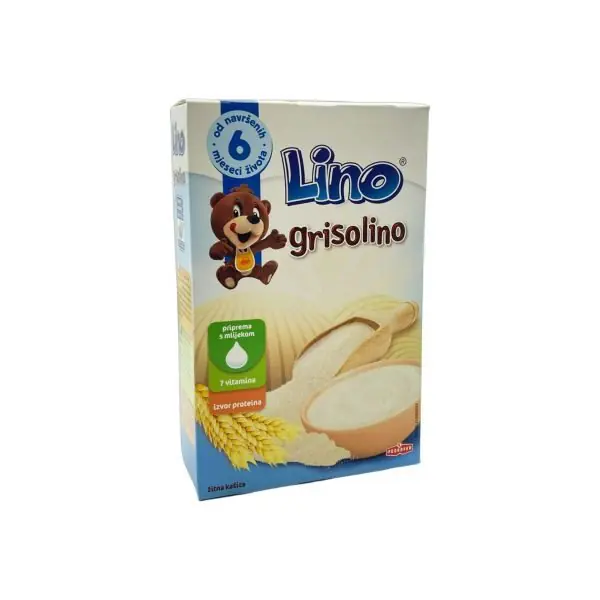 Ushqim per femij me griz Lino 200 gr