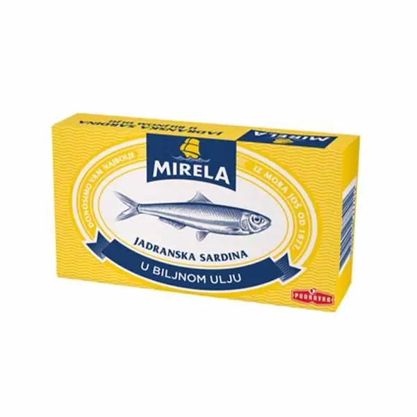 Sardine ne vaj bimor Mirela 100gr