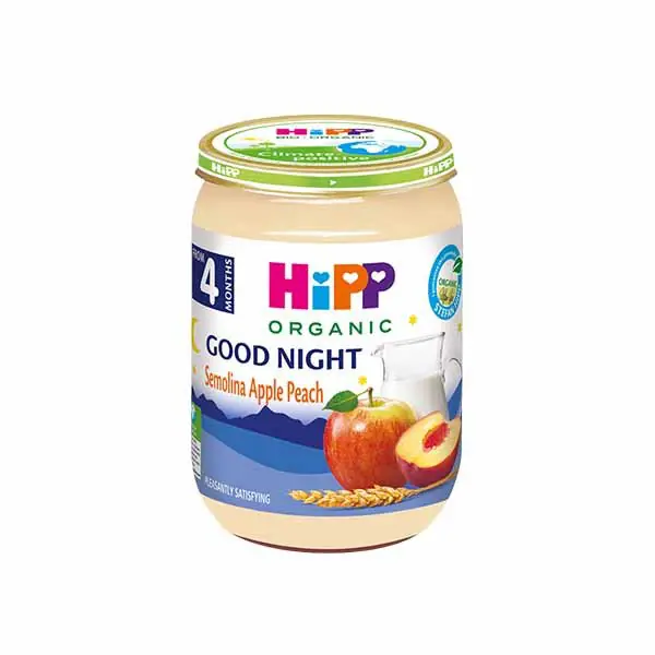 Pure qumeshti Hipp griz& fruta 190gr