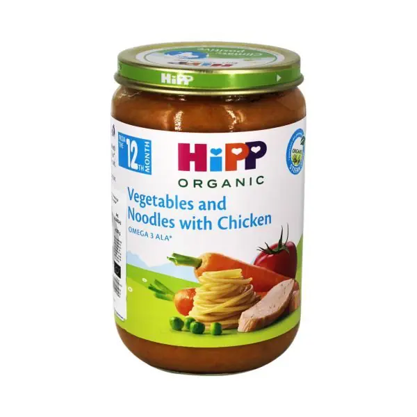 Pure makarona perime dhe mish Hipp 220gr