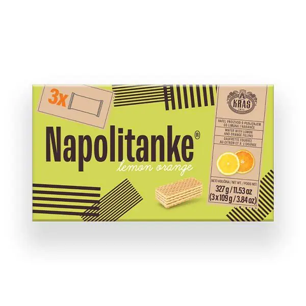 Vafer me shije limoni Kras 327gr