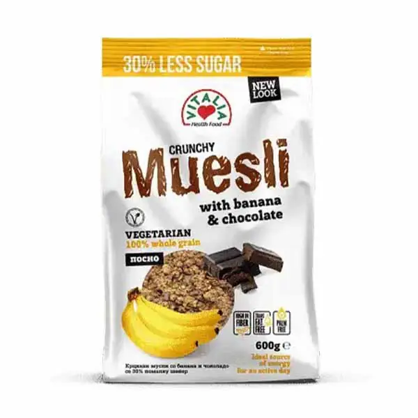 Musli me banane dhe choco Vitalia 600gr
