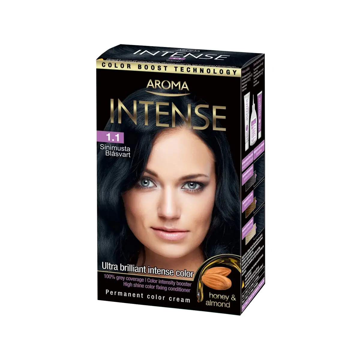 Ngjyrë për flokë Intense 1.1 Blu Black