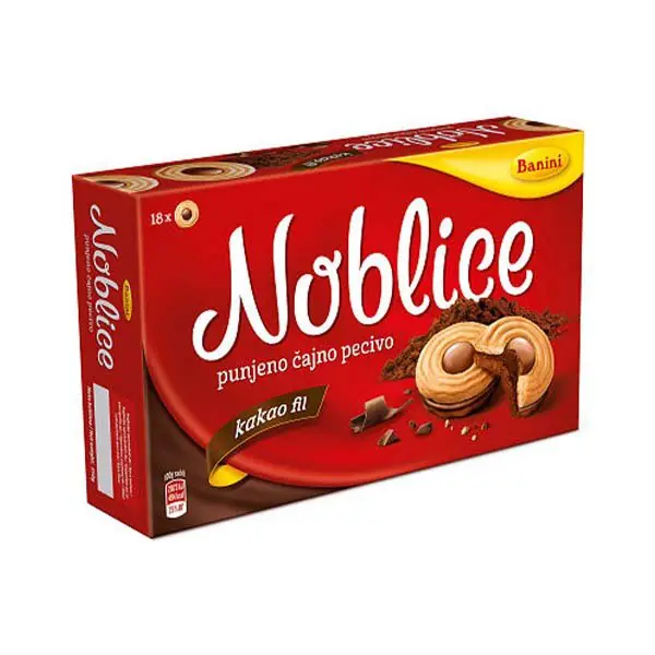 Biskota me kakao Noblice Banini 250gr