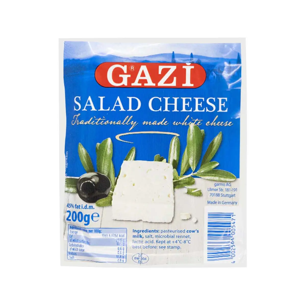 Djath i bardhe Gazi 45% ynd 200gr