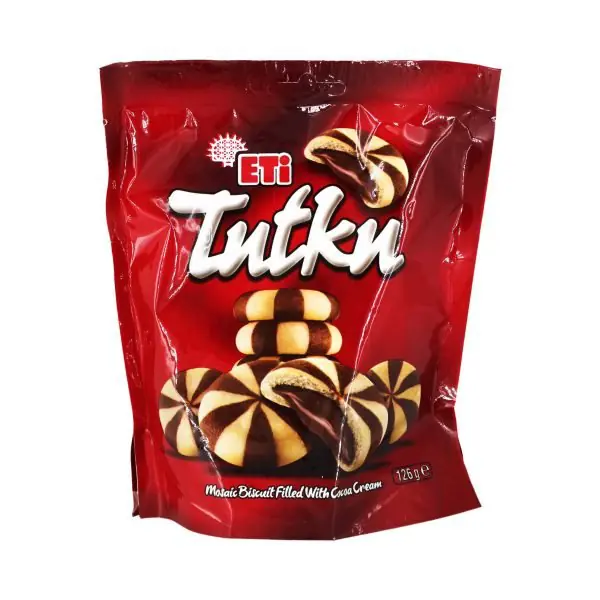 Biskota te mbushura me kakao Eti 140gr