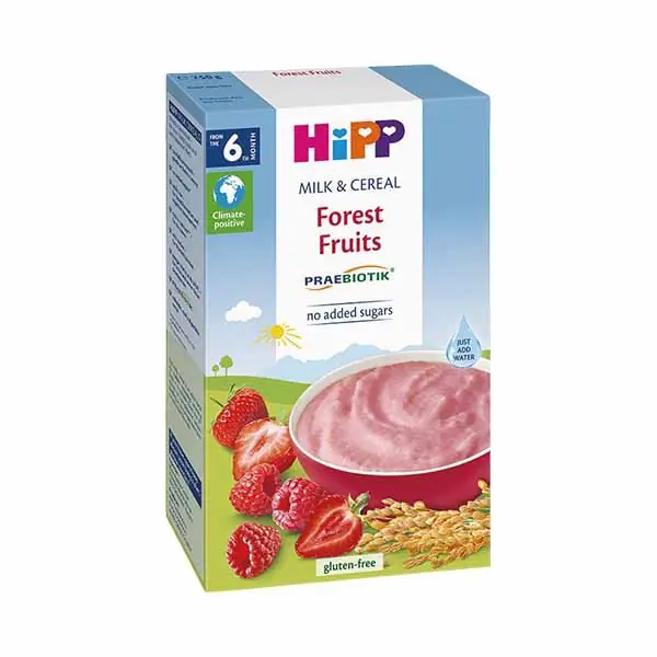 Pure qumeshti me fruta mali Hipp 250gr