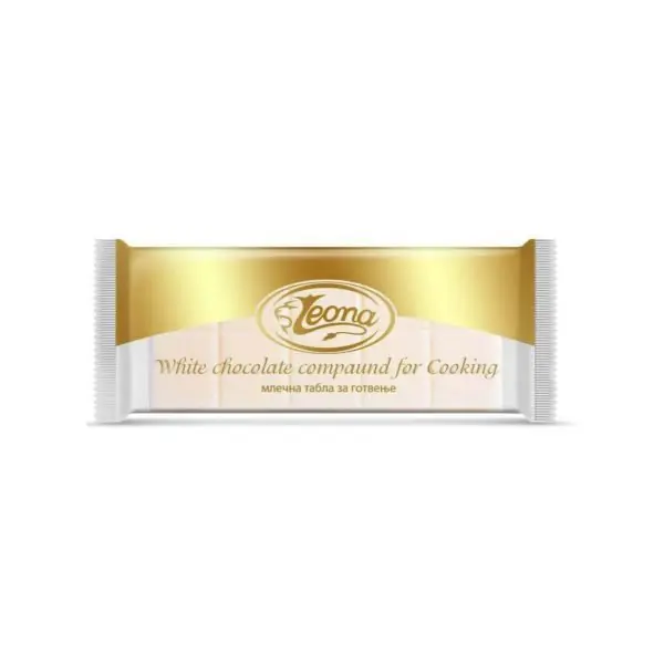 Cokollate e bardhe per zierje Leona100gr