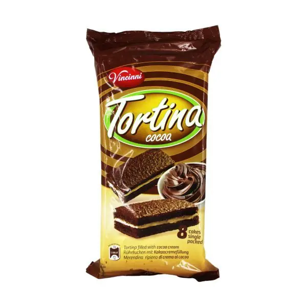Tortina me kakao Vincini 200gr