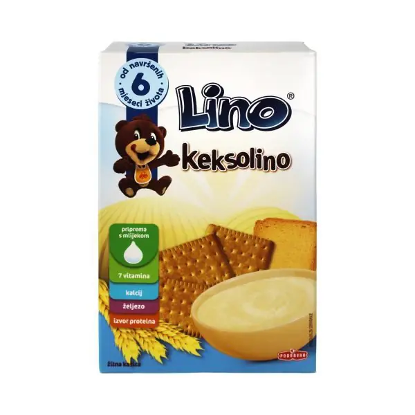 Ushqim per femije me keksa Lino 200 gr