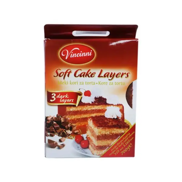 Pete per torte kakao Vincini 700gr
