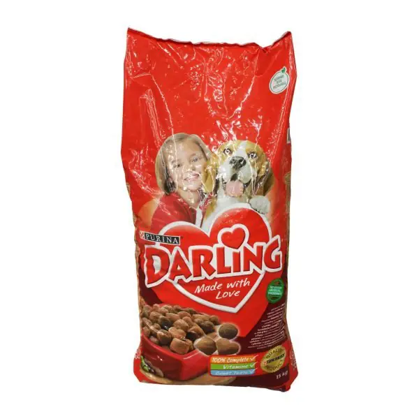 Ushqim qeni me mish darling Purina 15kg