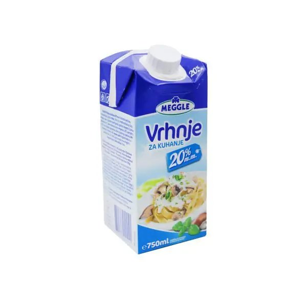 Krem per zirje Meggle 20% 750ml