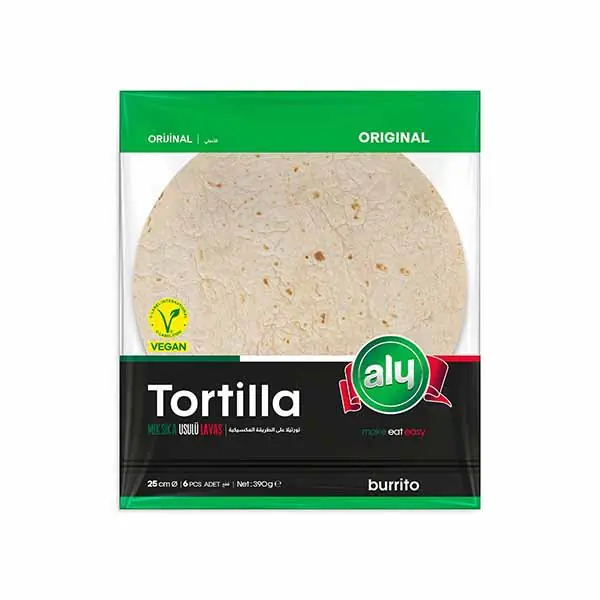 Pete tortilla Aly 25 cm 390 gr