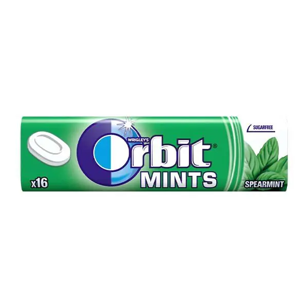 Bombon mente spearmint Orbit