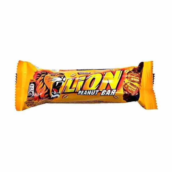 Cokollate bar me kikirik lion 41gr