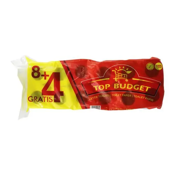 Leter toaleti Top Budget 8+4pcs