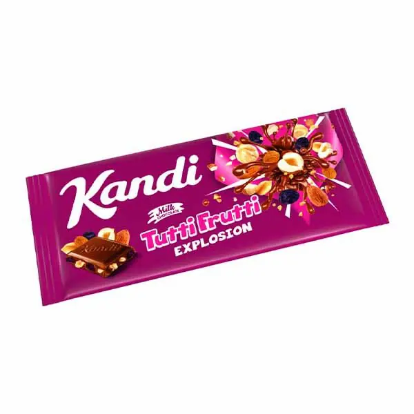 Cokollate me fruta te thata Kandit 80gr