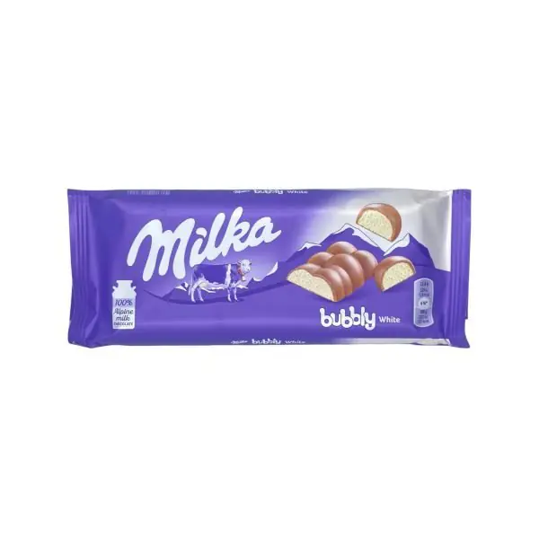 Cokollate me fluska te bardha Milka 95gr