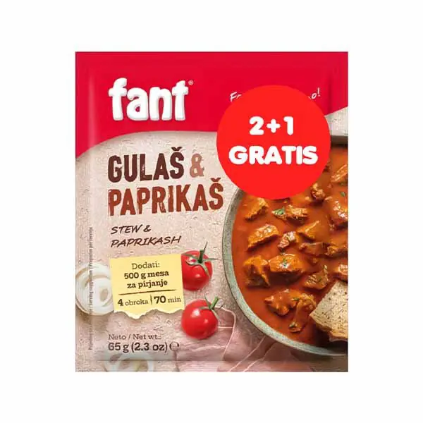 Salce per gullash Podravka65gr 2+1gratis