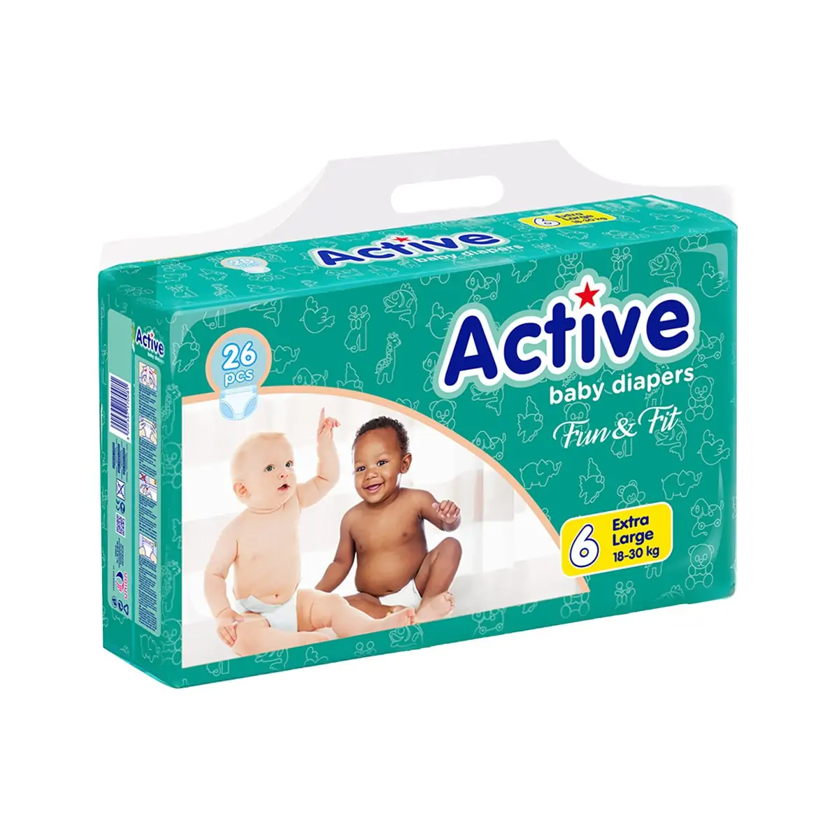 Pelena per Femije Active Baby 18-30kg 26cope