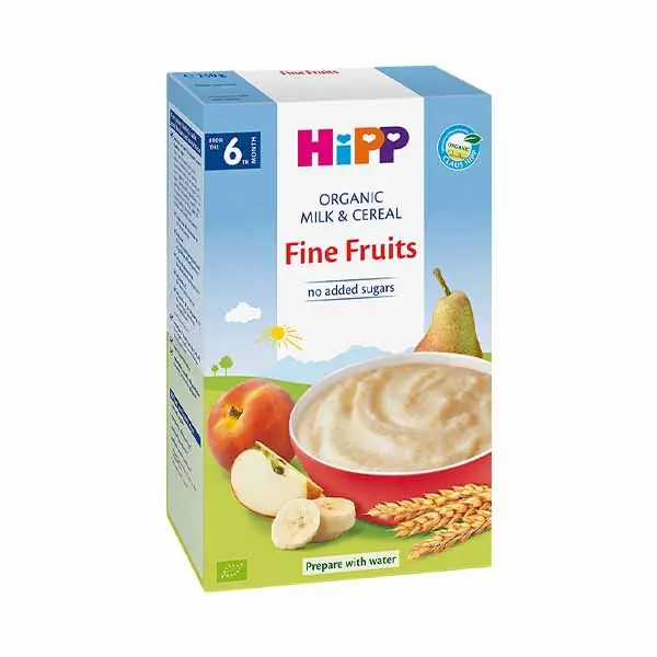 Pure qumeshti me fruta bio Hipp 250 gr